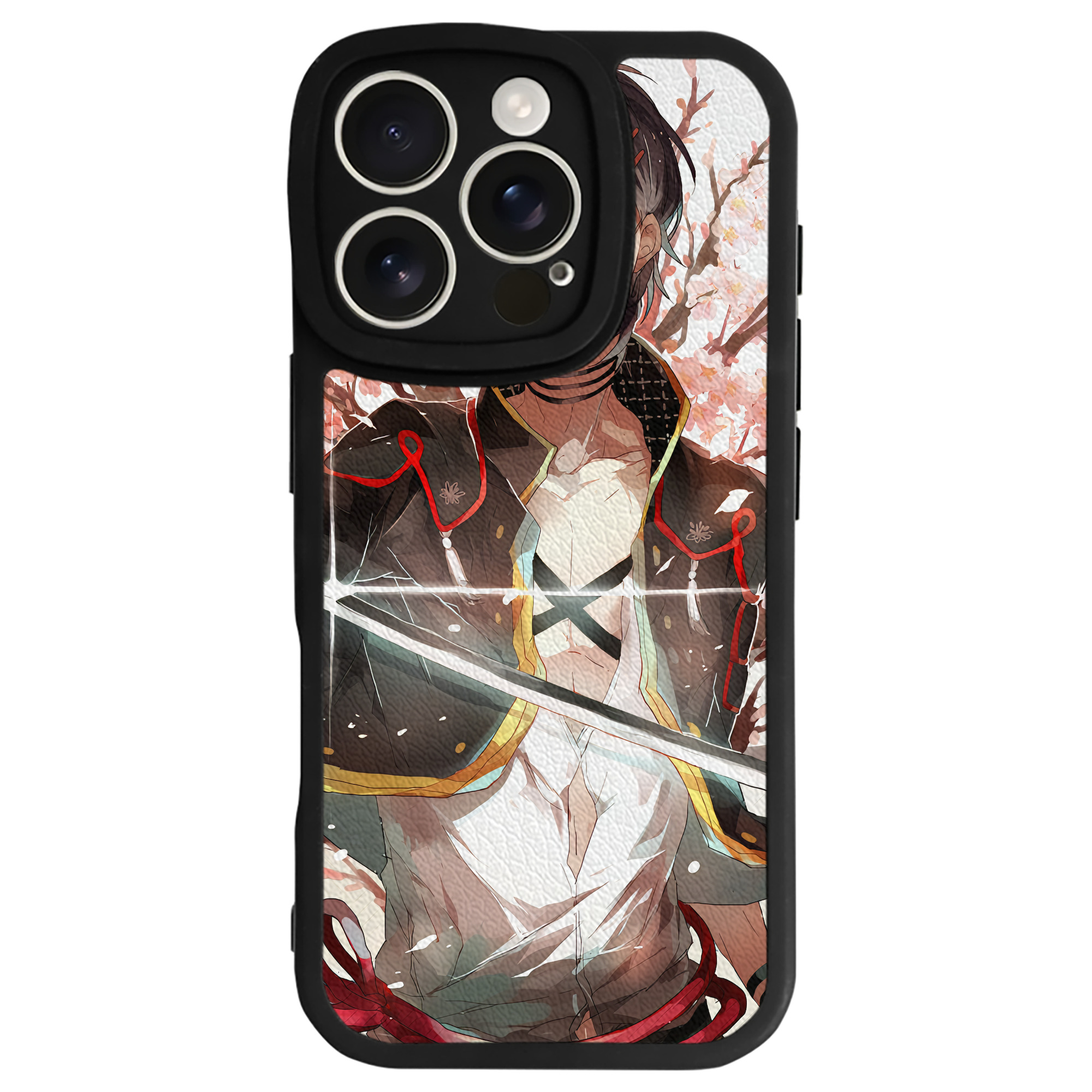 （画像用） 刀剣乱舞 Touken Ranbu 【iPhone 16シリーズ対応】シリコンスマホケース（レザー調） 材質：シリコン